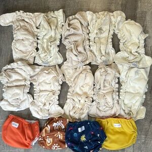 Esembly Cloth Diapers Size 1 and Covers size 1